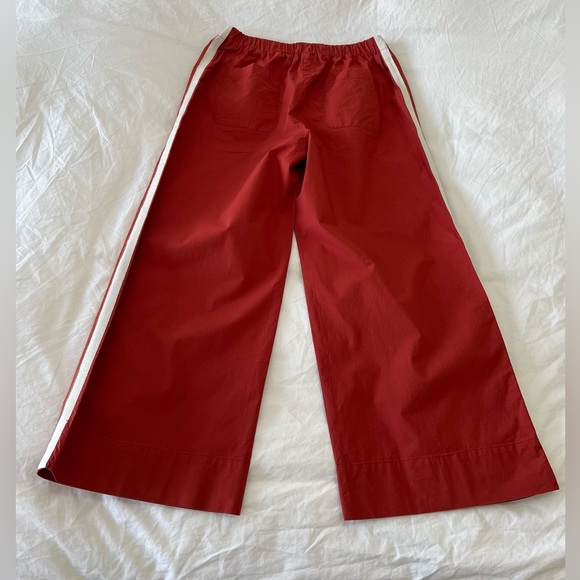Rosso35 | Women’s SZ 42 (US S-M) Wide Leg Crop Pant | Side Stripe - Picture 5 of 9